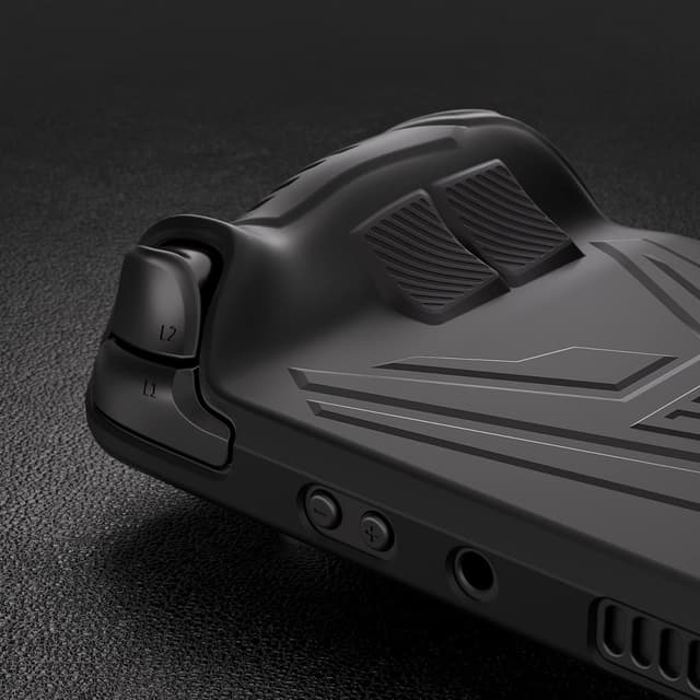 Detalle 1 de PlayVital Silicone Case for Steam Deck: Enhanced Grip Black