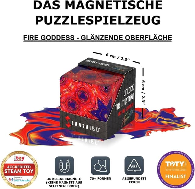 Detalle de Shashibo Formwechsel-Box 36 Magneten