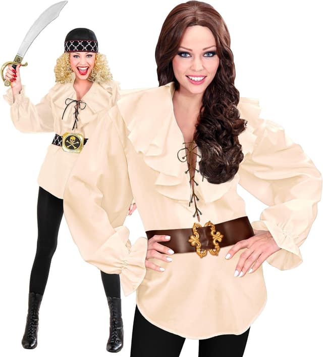 Detalle de WIDMANN Milano Piraten-Renaissance Bluse XL