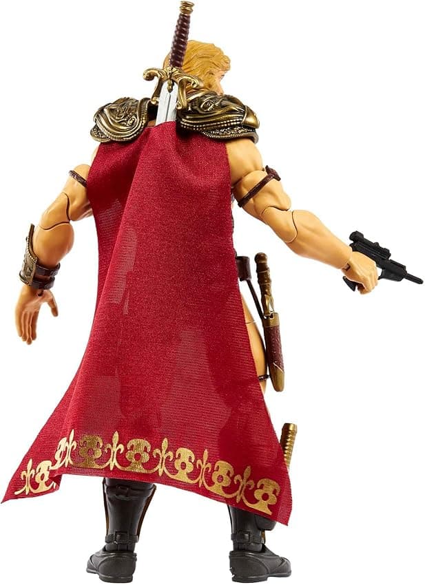 Detalle 2 de Masters del Universo MOTU He-Man Deluxe Figura Acción 🎉