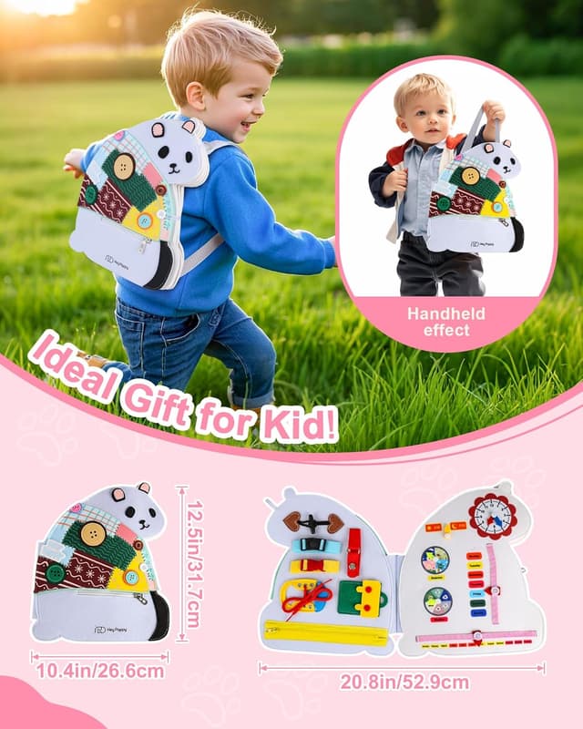 Thumbnail 4 de Heypappy Busy Board 12 in 1 Montessori