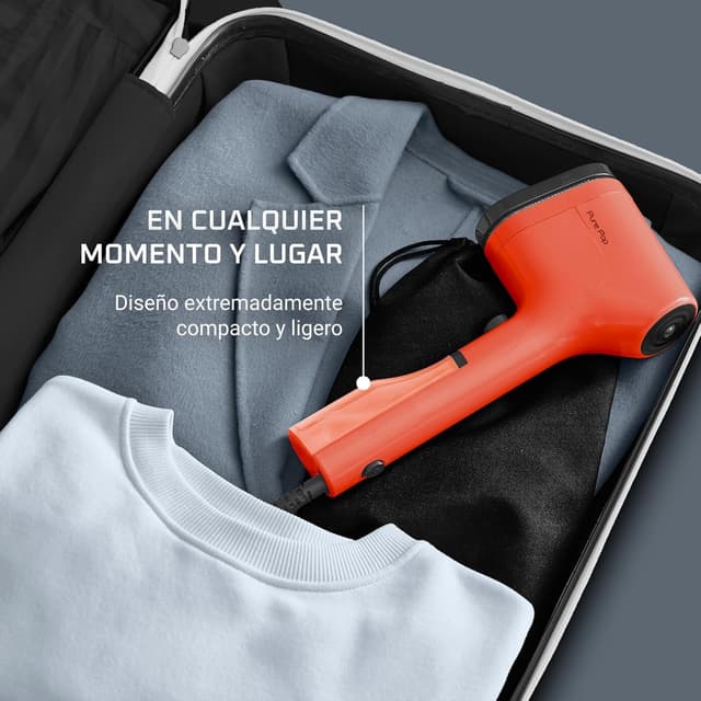 Detalle 2 de Rowenta Pure Pop DR2022, cepillo de vapor 1300 W con cabezal reversible para quitar pelusas y planchar al vapor