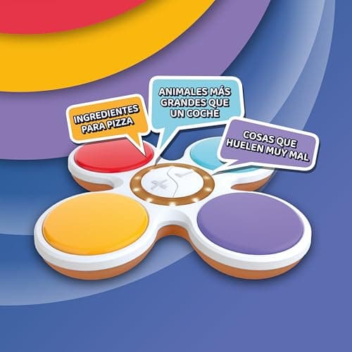 Detalle 2 de Famosa One More: juego familiar de preguntas con +350 categorías (2–4 jugadores) y modalidad Infantil/Familiar