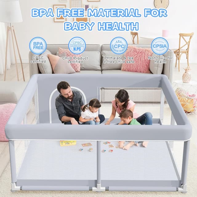 Thumbnail 3 de XVISHX 50 x 50 Inch Baby Playpen