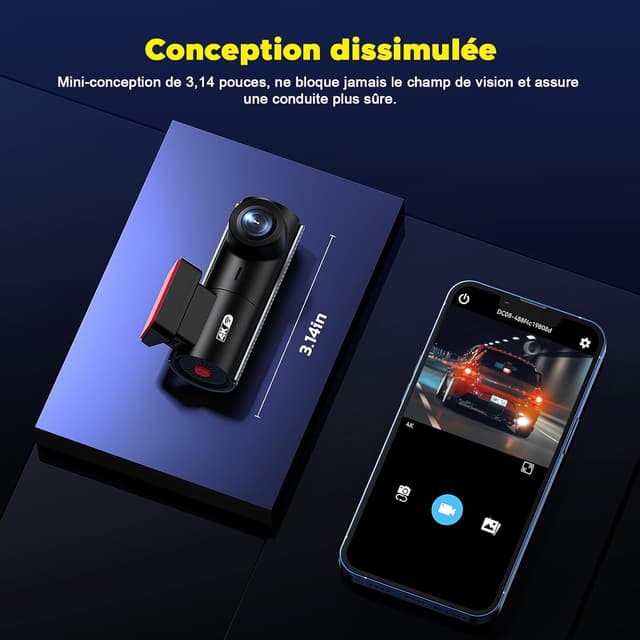 Thumbnail 5 de Volam 4K Dashcam 170°