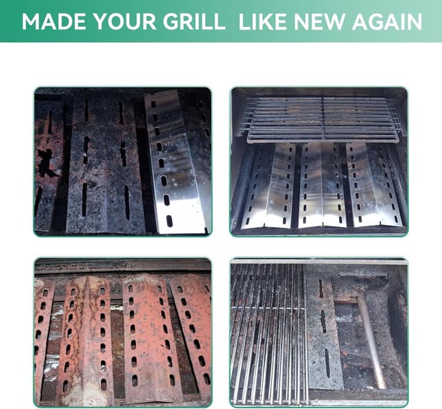 Detalle 2 de Edelstahl Brennerabdeckung 36,5 x 12 cm