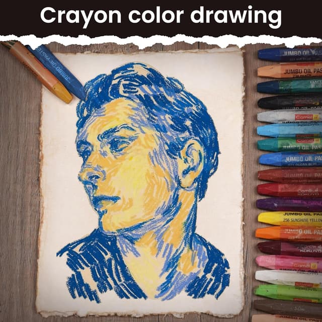 Detalle de Leather Village Watercolor Paper (7 x 5 inches) — 50 Sheets, 150 GSM Mixed Media Deckle-Edge