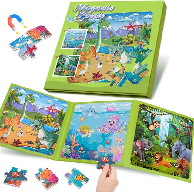 Imagen de Dikence Magnetic Puzzles Travel Game 20pcs en OfertitasTOP