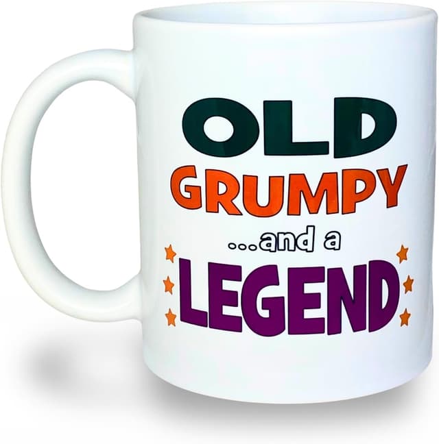 Thumbnail 6 de Banterous Old Grumpy Grey and a Legend mug | Funny dad gift for Father’s Day or birthdays