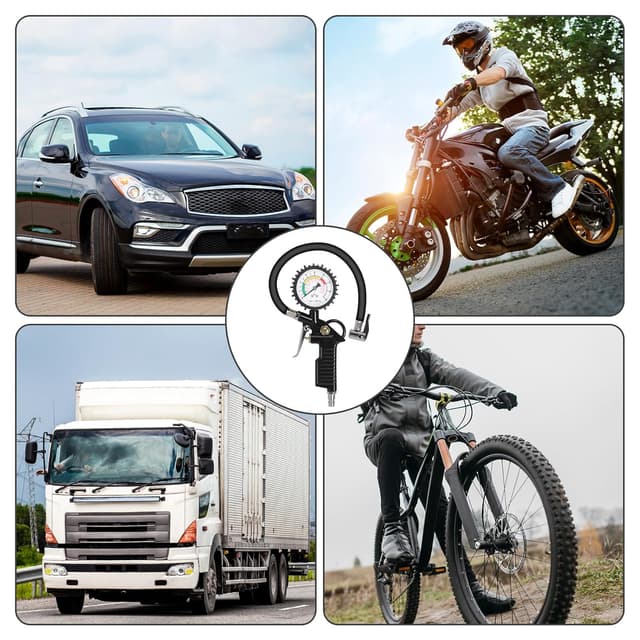 Thumbnail 6 de GLOSKIN Manometro pressione pneumatici 220 PSI ⛽