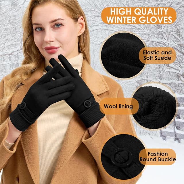 Detalle 2 de PPAOEH Cold Weather Touchscreen Gloves