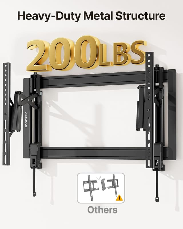 Thumbnail 2 de monTEK Heavy Duty Tilting TV Wall Mount 200 lb