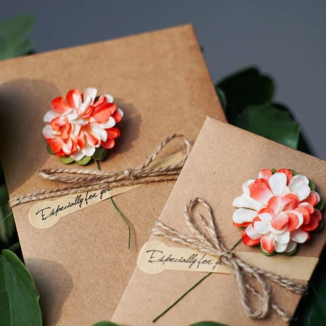 Thumbnail 5 de SLOSH 10 Biglietti di Auguri con Fiori Secchi 10pz