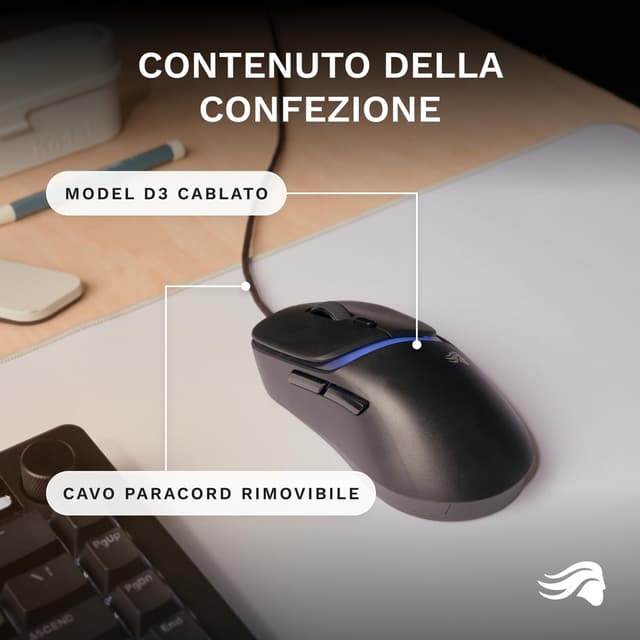 Thumbnail 6 de GLORIOUS Model D3 mouse gaming 57 g