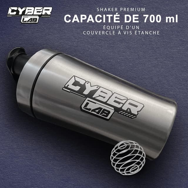 Detalle de CYBERLAB Shaker 500 ml, inox