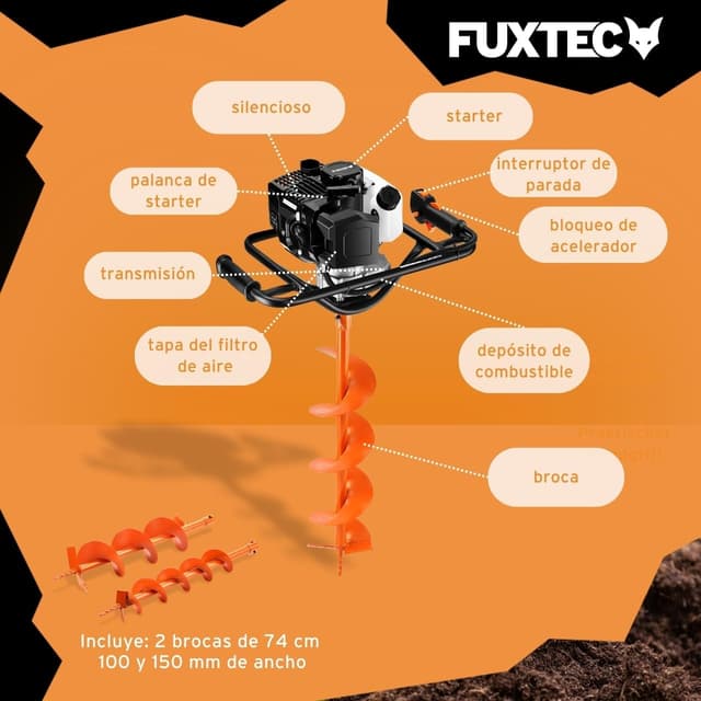 Thumbnail 5 de FUXTEC FX-EB143ECO ahoyador 42,7 cm³