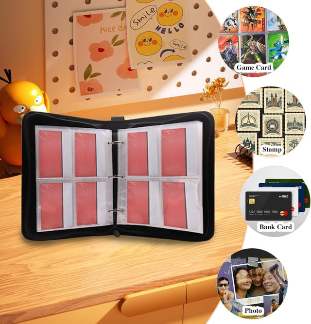 Thumbnail 4 de Card Binder 400 Pockets Trading Cards Binder