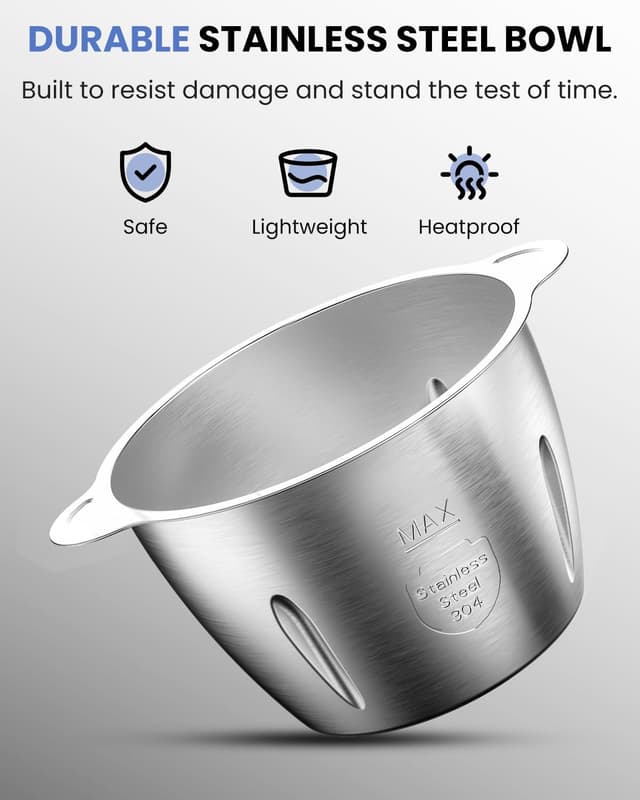 Detalle de LINKChef Food Processor Small (10-Cup) 600W Electric Food Chopper with Container