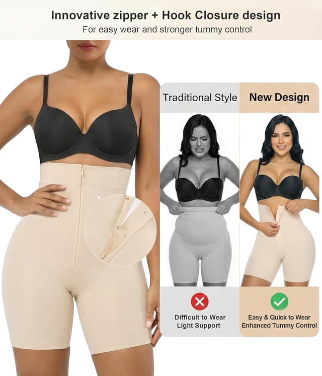 Detalle de SHAPERX High-Waisted Tummy Control 1.2in 🩲