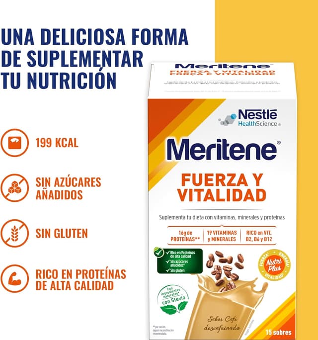 Thumbnail 5 de Meritene Fuerza y Vitalidad 15 sobres