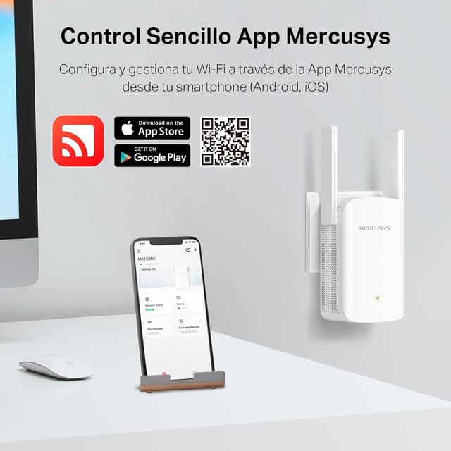 Thumbnail 6 de Mercusys ME1500X Wi-Fi 6 Repetidor Doble Banda 🚀