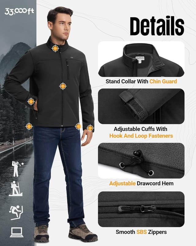 Thumbnail 4 de 33,000ft Softshelljacke Herren, wasserdicht