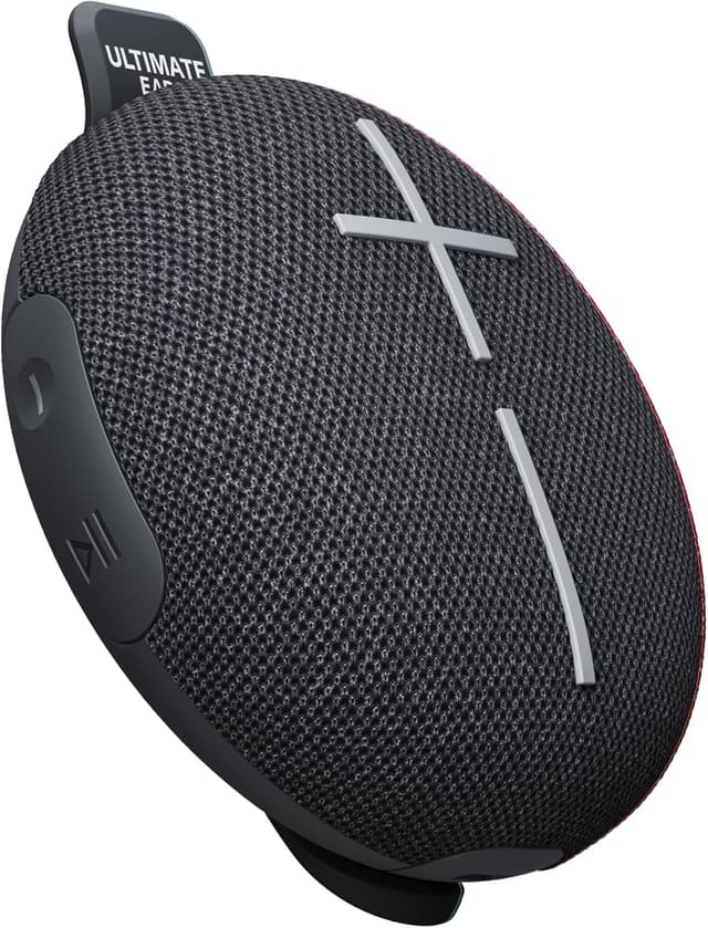 Detalle de Ultimate Ears MINIROLL Ultra-Portable Waterproof Bluetooth Speaker (Gentle Black) – IP67, big bass