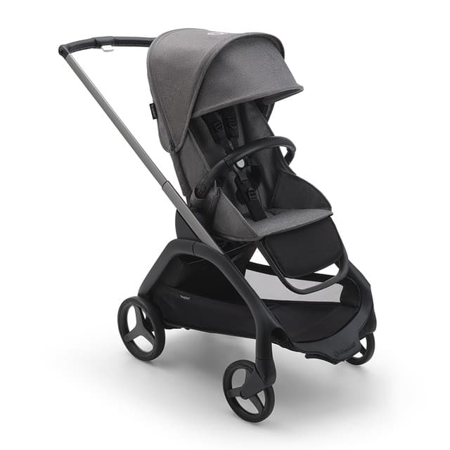 Detalle de Bugaboo Silla de paseo Dragonfly grafito, gris melange