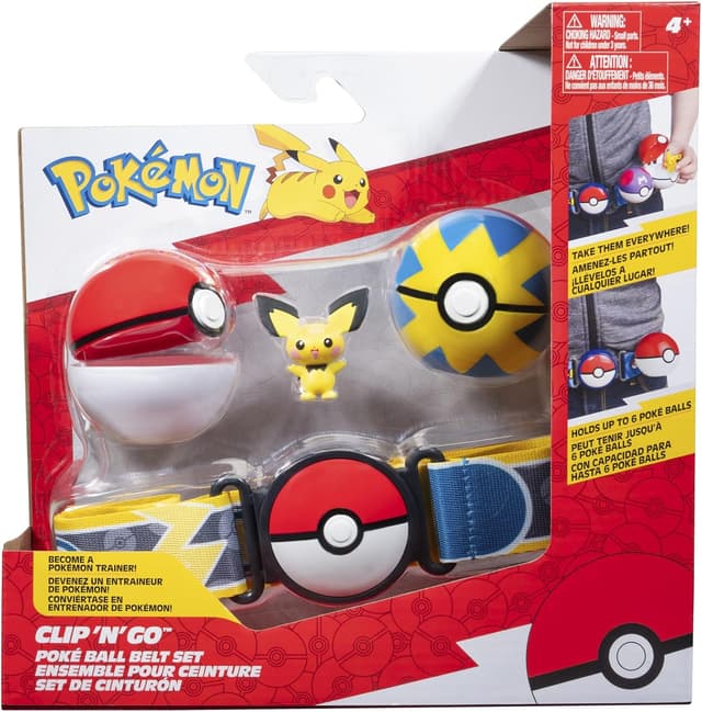 Thumbnail 1 de Pokémon Clip 'N' Go Pichu 5,1 cm ceinture