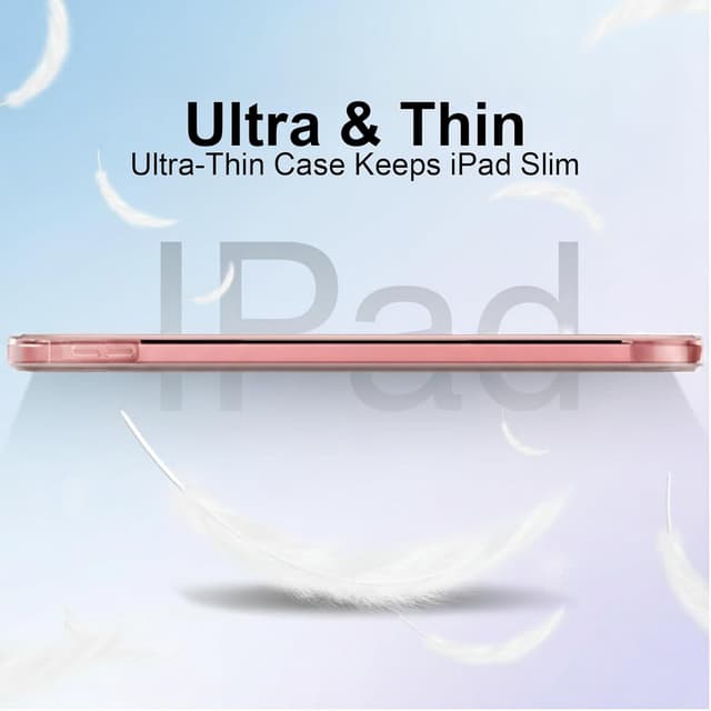 Detalle de GALTD Smart Case for iPad A16 (11th Gen) & iPad 10th Gen 10.9" with Auto Wake/Sleep – Rose Gold