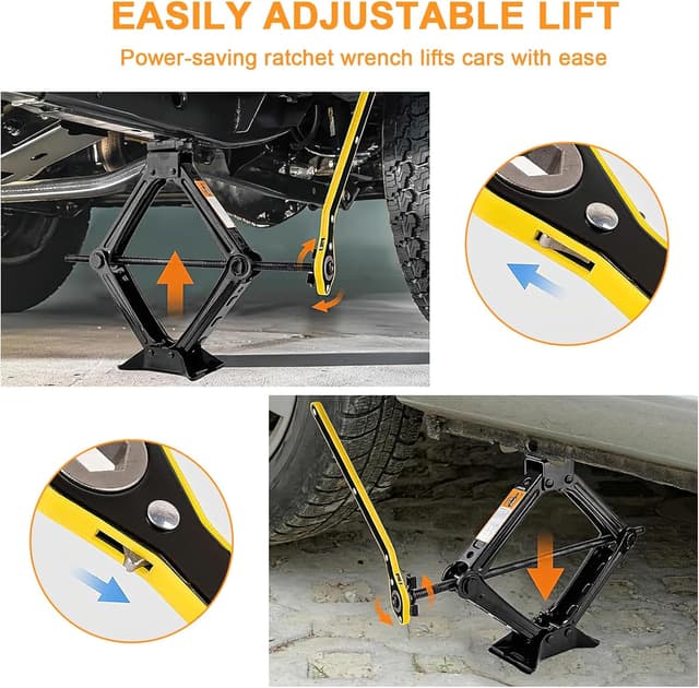 Thumbnail 5 de Car Jack Kit 2 Ton Heavy-Duty Scissor Jack