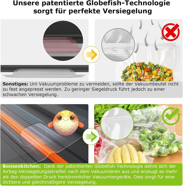 Thumbnail 3 de Bonsenkitchen Vakuumiergerät 15 L/min