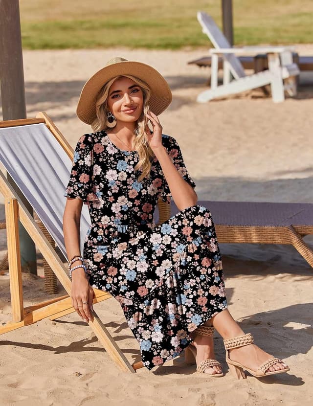 Detalle de Zeagoo Summer Midi Dress 2026 for Women