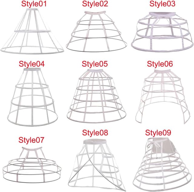 Detalle 2 de Graceart Hoops Skirt Petticoat