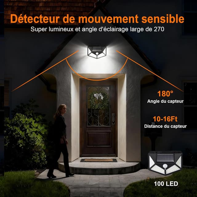 Thumbnail 6 de GRIFEMA GDK203 Lampe solaire 100 LED