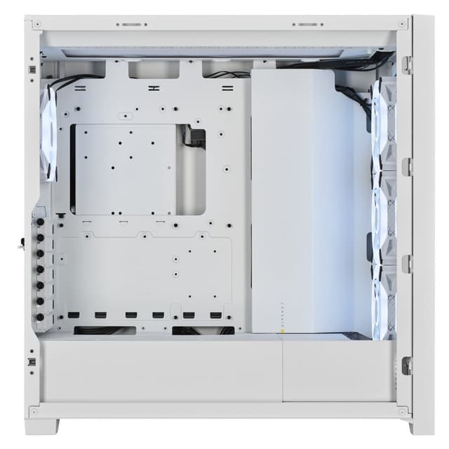 Detalle 2 de Corsair iCUE 5000X RGB QL Edition Torre Cristal Blanca🖥