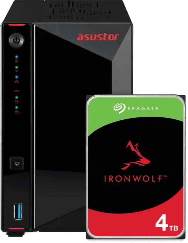 Detalle de Asustor AS5402T mit 4 TB NAS