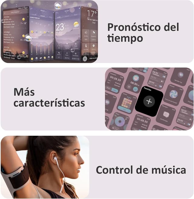 Thumbnail 5 de Blackview Smartwatch Mujer: Llamadas, Salud y Actividad
