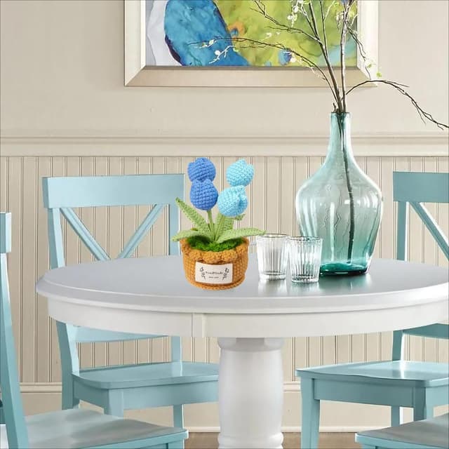 Thumbnail 2 de UniqKaliber Häkel-Tulpen fertiger Blumenstrauß