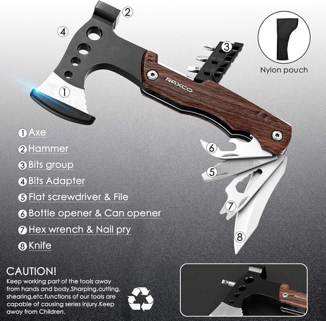 Detalle de RAXCO Hacha Universal 15 cm 🪓