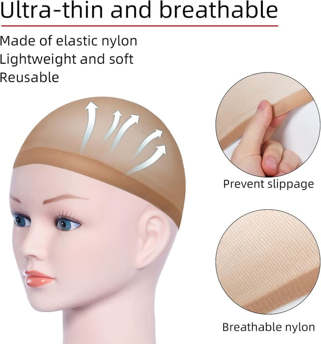 Thumbnail 3 de URAQT Calotte per parrucche 4 pezzi 👒