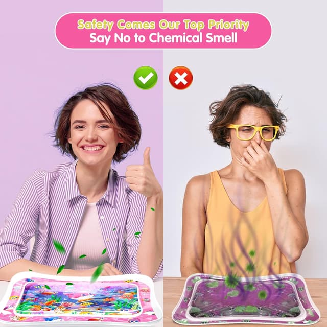 Thumbnail 5 de Infinno Wassermatte 26×20 Zoll Rosenpulver