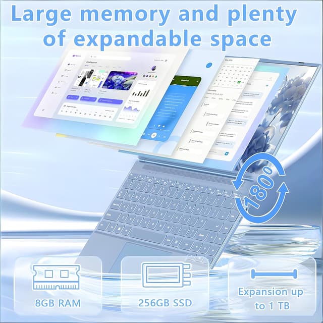 Detalle 2 de HUQPPQ 14" Celeron N5095 8GB 256GB laptop