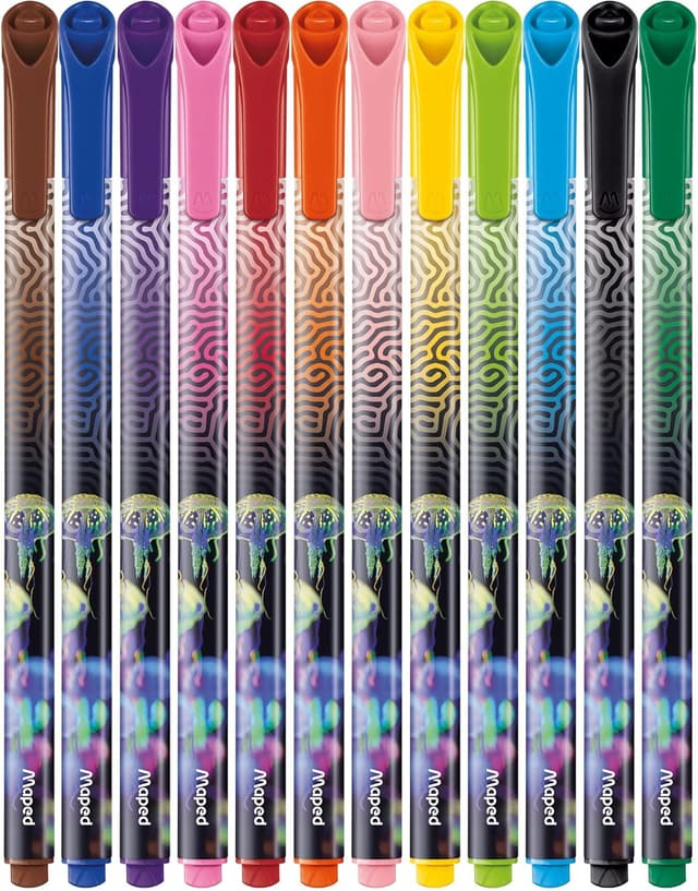 Thumbnail 1 de Maped Feutres Deepsea Paradise 12 coloris