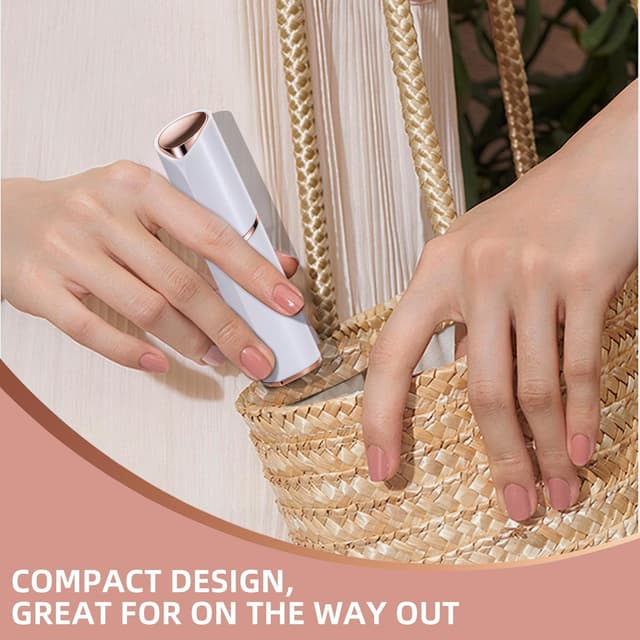 Thumbnail 6 de Electric Rechargeable Facial Hair Remover for Women with LED Light and 2 Replacement Heads