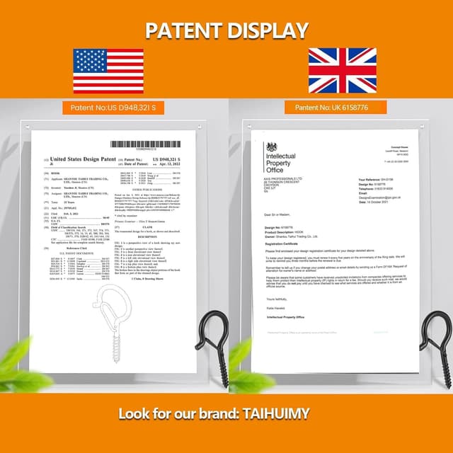 Detalle 2 de TAIHUIMY Screw Hooks for Outdoor String Lights (Q-hanger) with safety buckle – 40 lbs