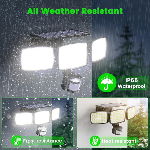 Thumbnail 4 de KIBTOY 189LED Solar Security Light 1200LM