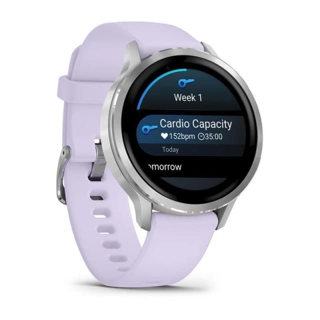 Detalle 2 de Garmin Venu 4 41mm AMOLED morado