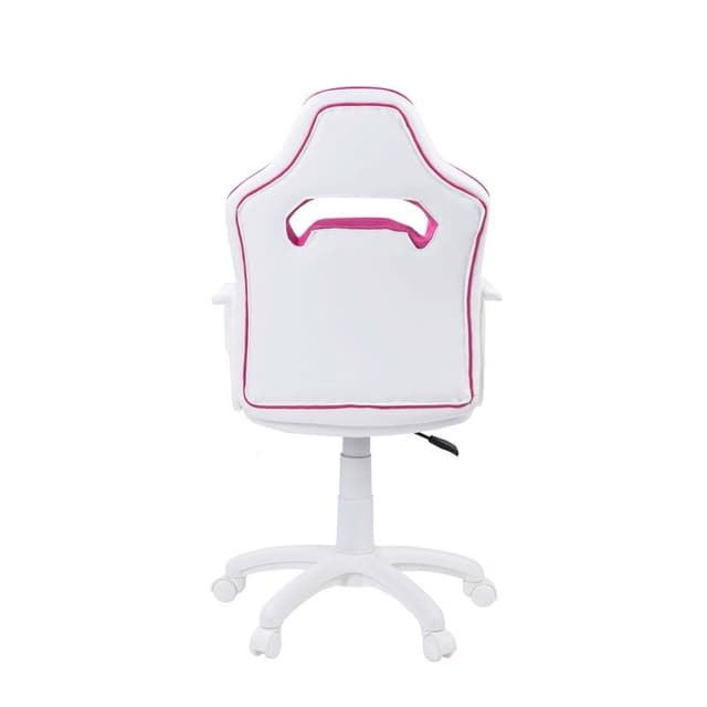 Detalle de Adec DRW Sticker Silla Gaming Blanco/Rosa