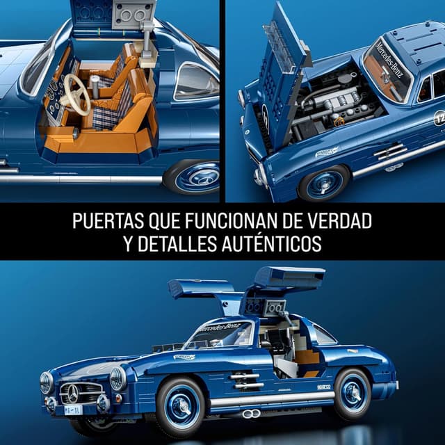 Thumbnail 5 de Mattel Brick Shop Mercedes 300 SL 1:12